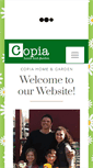 Mobile Screenshot of copiahomeandgarden.com